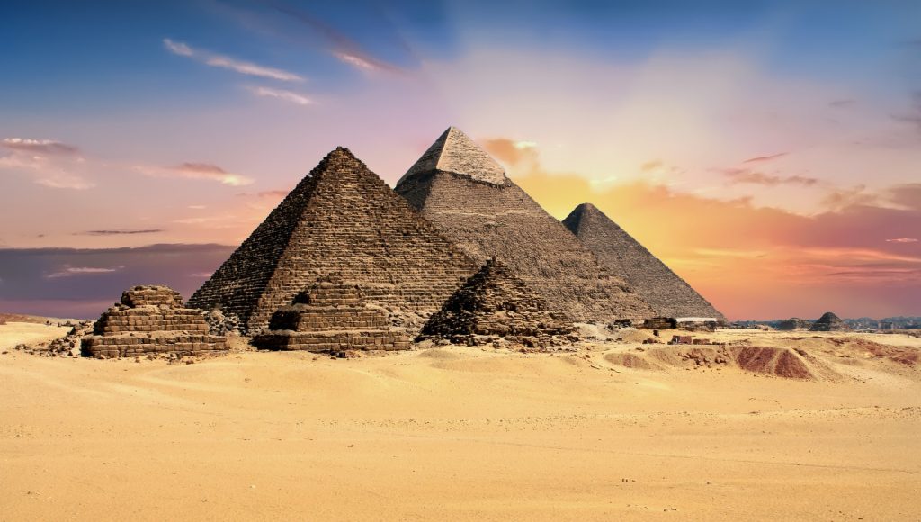 Image: Pyramids on the Giza Plateau